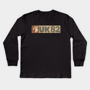 UK-82 Punk Mohawk Kids Long Sleeve T-Shirt